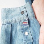 Anthropologie Etienne Marcel Washed Denim Long Sleeve Dress Photo 6