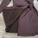 Frank And Oak  The Wrap belted mini dress, brown. Women’s size XS NWT Photo 8
