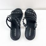 Olivia Miller  Strappy Studded Slide Sandals Black 10 Photo 6
