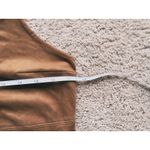 Abercrombie & Fitch Faux Suede Cami Tank Top Brown Medium Quiet Luxury Fall Photo 6