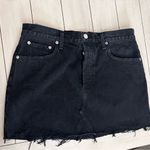 AGOLDE black Denim mini skirt Photo 1