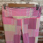 Victoria's Secret  Yellow Pink & Purple Circle Diamond Cropped Workout Legging Photo 1