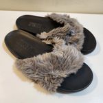 PINK - Victoria's Secret Pink by Victoria's Secret gray ferry slippers sandals fits 7/8 Photo 2