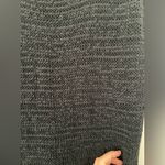 Vince  Womens Textured Square Neck Midi Dress Sleeveless Size M Black Stretch Photo 2