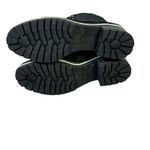 Anne Klein Langstyn Leather Ankle Boots Womens 9.5 Black Chunky Heel Moto Winter Photo 4