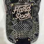 Hard Rock Cafe Hard Rock snake skin print Couture snap back trucker mesh zig zag stitch detail Photo 1