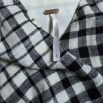 Free People  Nodia Mini Wrap Dress Black and White Gingham Size 2 Cotton Photo 4