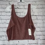Outdoor Voices NWT All Day Crop Tank Deep Taupe Plus Size XXXL Photo 2