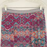 Vanessa Virginia Bohemian Geometric Print Maxi Med Petite Skirt Country Preppy Purple Size 00 Photo 1