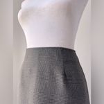 XOXO Grayish Brown Plaid Houndstooth Print Mini Skirt Photo 3