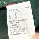 American Eagle Plaid Mini Skirt‎ Elastic Waist Casual Flannel Skater Skirt S Red Photo 5