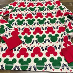 Disney Hanna Andersson Mickey Holiday Christmas Long Sleeve Top Large Red Green Photo 2