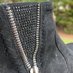 G by Guess  Black Booties with zippers and sparkle detail size 6 Photo 2