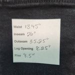  Black Cropped Flare Leg Jeans Size 24 Cotton Citizen Flare Jeans Photo 8