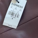 EXPRESS Faux Leather Zip Front Mini Skirt Photo 1