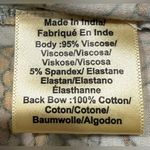 Anthropologie Porridge Viral Pineapple Bow Back Off the Shoulder Top Shirt Small Photo 5