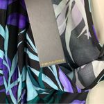 Kobi Halperin floral halter botanical silk Ruth midi dress size 12 vacation Blue Photo 8