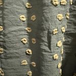 My Color Blue Boho Green Ruffles Blouse Dots Twee Casual Fall Medium Photo 5