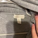 Garnet Hill  Soft Gray Eco Merino Wool Convertible Cardigan Medium Photo 6