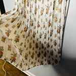 Vintage Eagle River Traders 90s White Pink Floral Full Matching Belt Skirt Large Photo 4