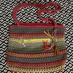 The Sak  Lumi Crochet Rainbow Striped Purse Photo 0