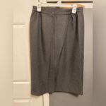 Leslie Fay  Haberdashery Grey Pencil Skirt Size 14 Photo 1