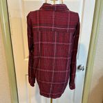 Gap Red Casual Button Down red and pink flannel Shirt Relaxed Fit size XL Photo 2