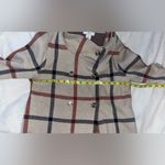 H by Halston Halston Plaid Knit Sweater Cardigan Jacket sz S Photo 4