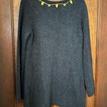 Soft Surroundings  Navy Embroidered Tunic Sweater Size M Photo 2
