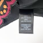 Lulus Black Don’t Stop The Party Embroidered Hidden Mini Skirt, Size Small Photo 3