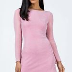 Princess Polly  Long Sleeve Backless Sparkly Dress Photo 0
