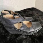 Fly London  Yogo Platform Wedge Leather  Criss Cross Strap Heels 38 7.5 Photo 0