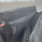 Wild Fable faux leather Black corset Crop Top zip back M concert festival party Photo 5