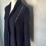 Angel Of The North Deep Blue Knit Cardigan Photo 3