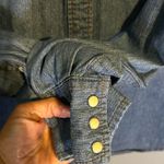 Levi's Levi’s Denim Button Down Shirt Medium Blue Long Sleeve Western Style Pockets Photo 2