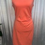 Kenneth Cole  Sleeveless Dress Coral-Orange-Size 6-Exposed Double Zipper-NWT Photo 0
