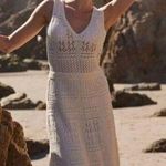 Minnie Rose NWT Cotton Sleeveless Open Stitch Dress Size Medium Photo 0