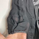 Cache NWT  silk blouse black tie front‎ size medium Photo 8