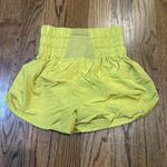 Free People Movement The Way Home Shorts Women's Size Small Goldenrod Athleisure Photo 1