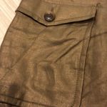 J.Crew  Bronze Shimmer Cargo Front Pleated Skirt Photo 1