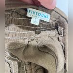 Earthbound Trading Co halter neck, gathered waist, harem leg jumpsuit, olive S Photo 10