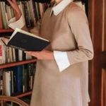 Tuckernuck Sandwhisp Dakotah Collared Layered Look Preppy Dress Size S White Photo 2