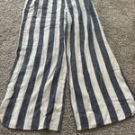 Audrey 3+1 Chelsea 3+1 Navy and White Striped Jumpsuit Photo 7