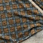 John Mark  Mock Turtleneck Black & Yellow Plaid Sweater M Photo 1