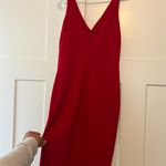 Lulus Iconic Moment Red Body On Midi Dress Photo 6
