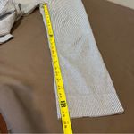 Brandy Melville high Rise gray Tan white striped tilden elasticize pants Photo 7