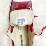 Converse Unisex Size 7 Womens, Size 5 Mens Red Canvas Chuck Taylor Sneakers Photo 1