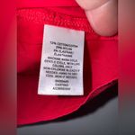 1901  Red‎ Sleeveless Blouse Twist Neck Detail Size Medium Photo 4