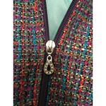 Erin London Women's Zip Up Tweed Blazer Suit Jacket Coat 1 Photo 5