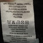 DL1961 Emma Power Coated Legging Rio Raw Hem Size 24 Party Dark Academia Goth Photo 7